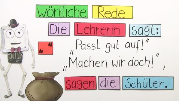 Was ist die wörtliche Rede? online lernen
