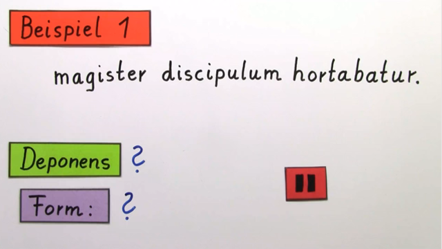 Deponentien (Übungsvideo)