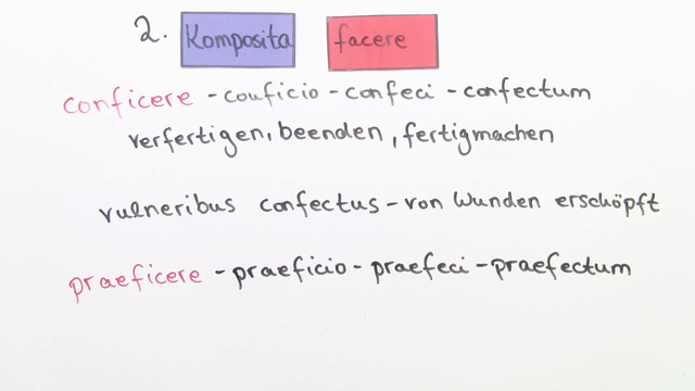 facere - Komposita