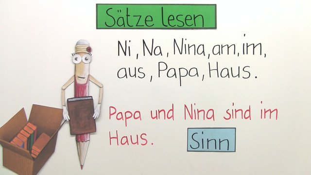 Sätze lesen lernen