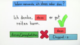 Das Oder Dass In 4 Minuten Erklart