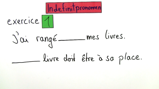 Indefinitpronomen „tout” und „chaque” (Übungsvideo)