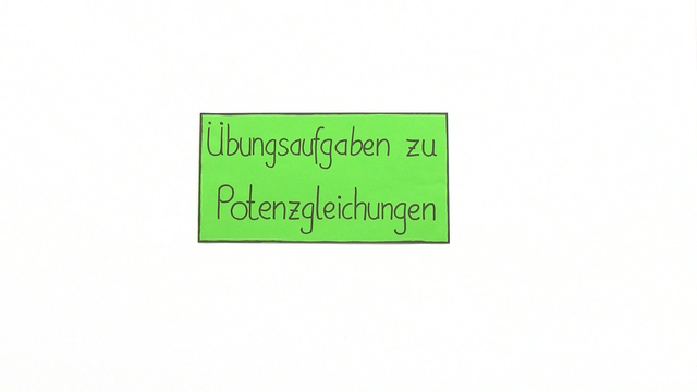 Potenz- und Wurzelgleichungen online lernen