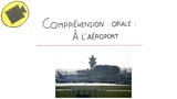 À l'aéroport – Hörverständnis