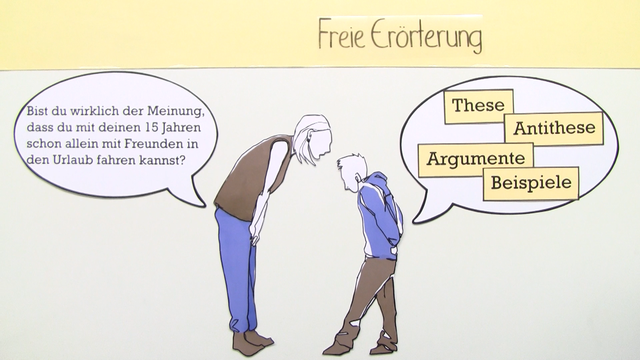 Freie Erörterung – Wie schreibt man eine Problemerörterung?
