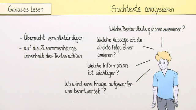 Sachtexte analysieren – Überblick