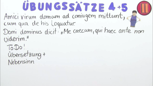 Relativsätze im Konjunktiv (Übungsvideo)