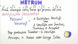 Metrik – Einführung