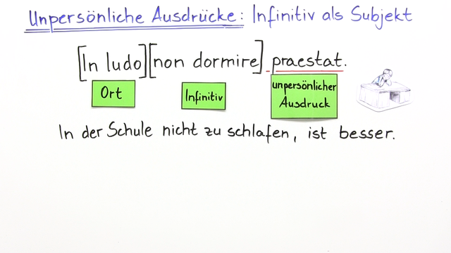 Unpersönliche Verben - Übung