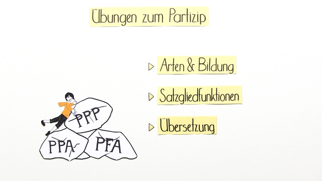 Partizip als Attribut und Substantiv erklärt inkl. Übungen