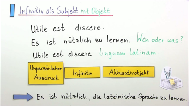 Unpersönliche Verben mit Infinitiv und AcI