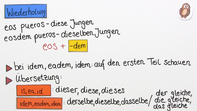 is und idem – Beispielsätze