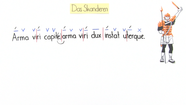 Hexameter skandieren