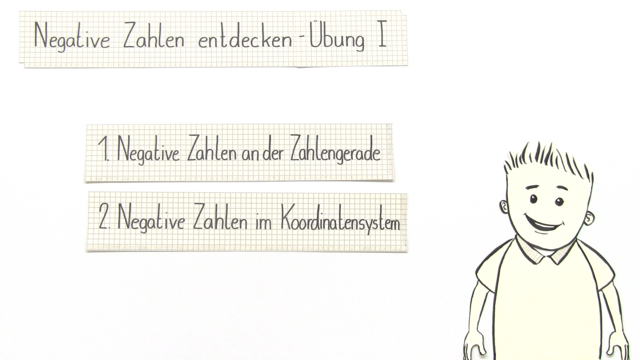 Negative Zahlen (Übungsvideo 1)