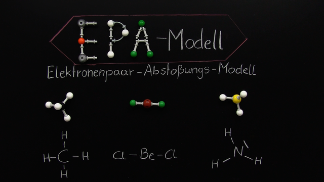 EPA-Modell – räumliche Struktur in Molekülen