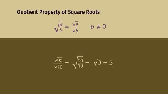 Dividing Radical Expressions