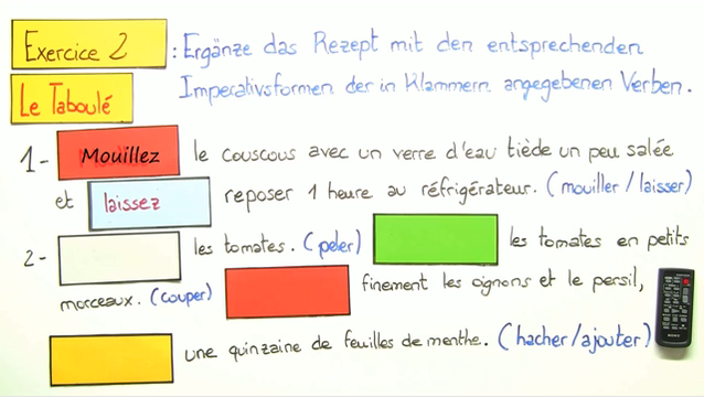 Imperativ (Übungsvideo)