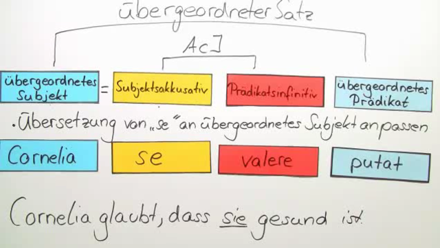 AcI mit Reflexivpronomen