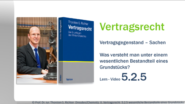 VR 5.2.5 Was versteht man unter einem wesentlichen Bestandteil eines Grundstücks ...