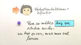 Tener que, hay que, acabar de + Infinitiv