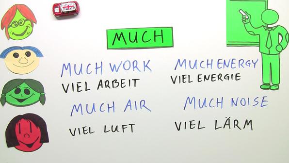 Erklärung Zum Beschäftigungsverhältnis Bundesagentur Für Arbeit much, many, a lot of, a few, a little online lernen