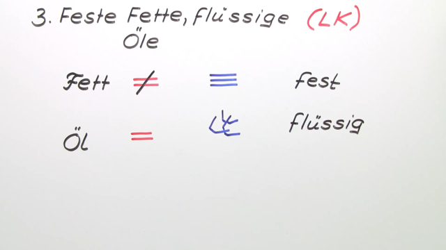 Fette und Öle (Expertenwissen)