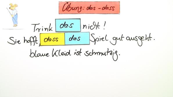 Dass Oder Das übungen Online das oder dass? online lernen