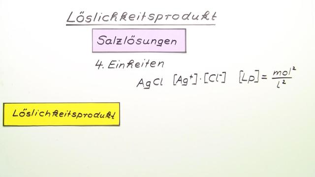 Gesättigte Lösungen und Löslichkeit erklärt inkl. Übungen