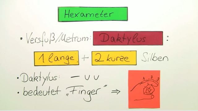 Metrik – Hexameter