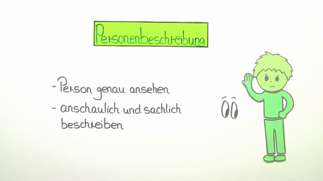 Die Personenbeschreibung