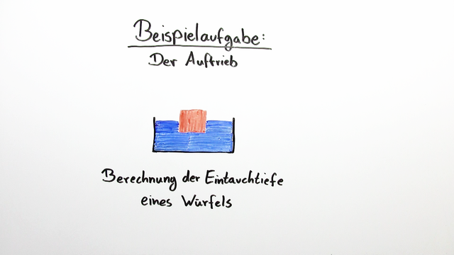 Auftrieb (Übungsvideo)