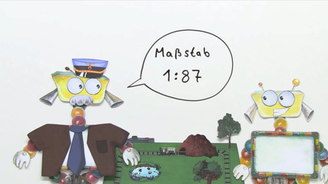 Wie verkleinere ich einen Maßstab?