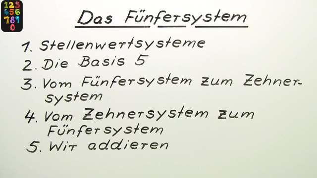 Das Fünfersystem