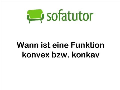 Konvex und konkav – Anschauliche Bedeutung