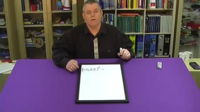 Potenzen mit negativer Basis – Übung (4)