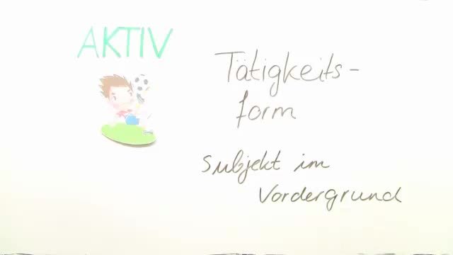 Aktiv und Passiv in 5 Minuten