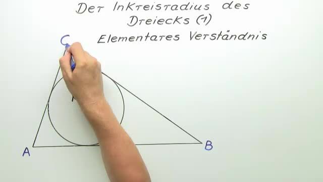 Inkreisradius von Dreiecken – Einführung