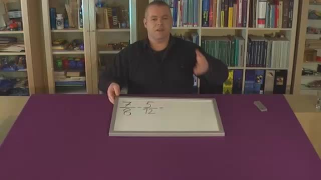 Brüche subtrahieren – Aufgabe (3)