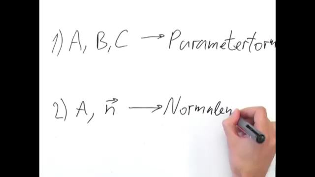 Ebenengleichungen in Normalenform